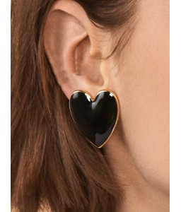 Romantic Heart Shape Stud Earrings