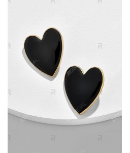 Romantic Heart Shape Stud Earrings
