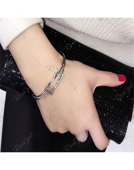 Crystal Sweet and Simple Accessories Student Bracelet Bangles