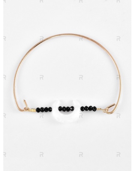 4PCS Moon Beads Stone Bracelets