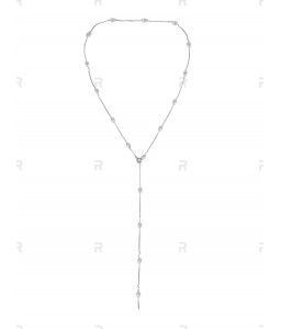 Simple Pearl Y Shape Chain Necklace