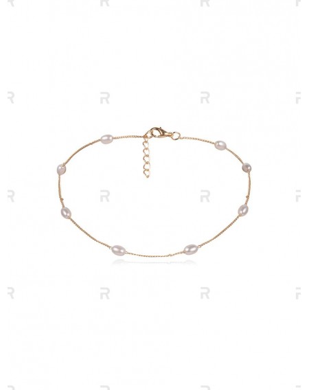 Pearl Simple Chain Necklace