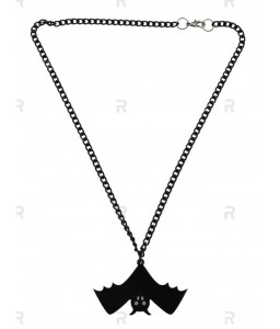 Bat Pendant Halloween Chain Necklace