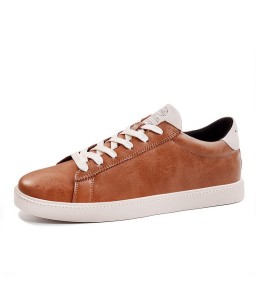 Surom Men Comfortable Lace-up Skateboarding Shoes - 43