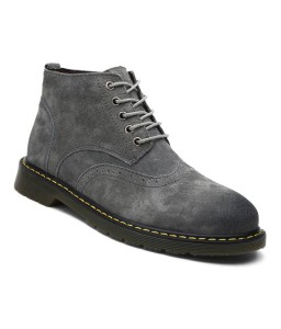 Men's Casual  Leather Soft Cowhide Retro Boots - 45