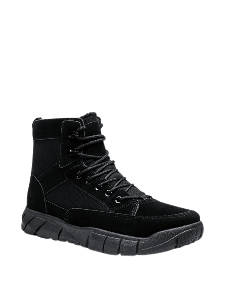 Brushed Patch Canvas Cargo Boots - Eu 39
