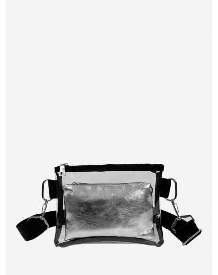 Transparent PVC Casual Shoulder Bag