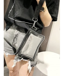 Transparent PVC Casual Shoulder Bag