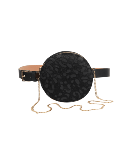 Chain Round Leopard Shoulder Bag