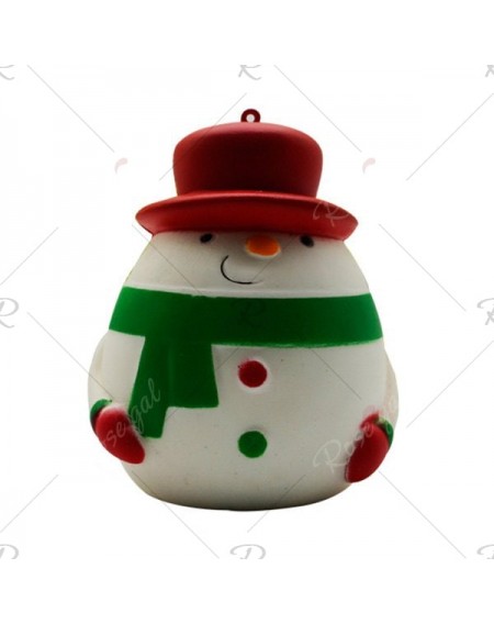 Creative Pu Slow Rebound Toy Squishy Fat Round Snowman Decompression Vent Christmas