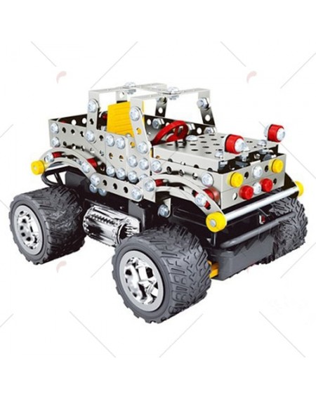 Metal DIY RC Off-road Car Building Blocks Educational Toy for Children 220pcs / Set