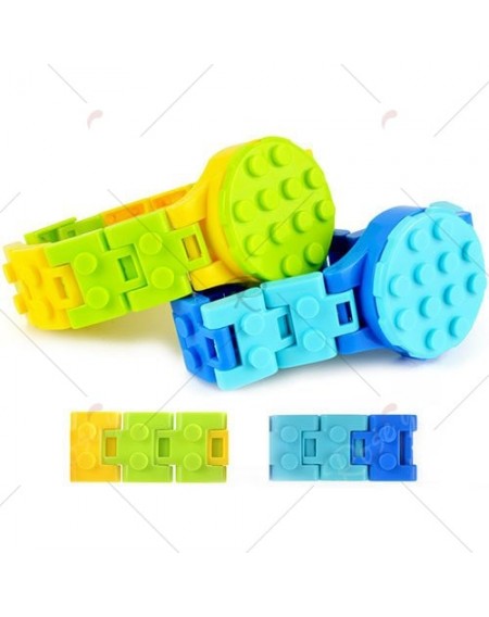 Digital Watch Blocks Baseplate Mini Bricks Base DIY Educational Toys Set