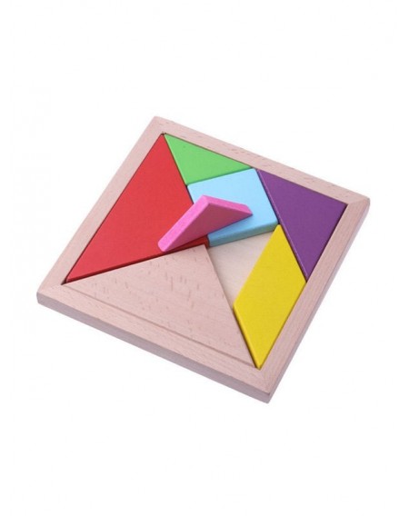 Educational Toys Wooden Puzzle Tangram