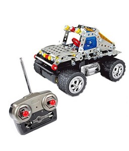 816C - 2 181pcs 3D Metal DIY Remote-controlled Hummer Model Educational Assembled Toy