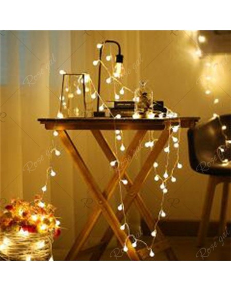 40 LED Small Round Ball Warm White Decorative Lamp String