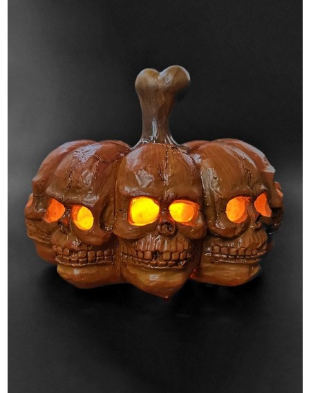 Multi-faceted Skulls Portable Halloween Pumpkin Lamp