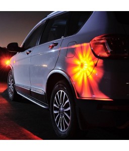 Car LED Flare Light Lamps Strobe Flashing Warning Lights Roadside Emergency 3PCS - 3pcs