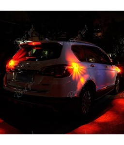 Car LED Flare Light Lamps Strobe Flashing Warning Lights Roadside Emergency 3PCS - 3pcs
