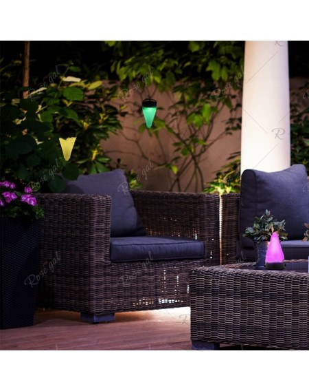 BRELONG LED Solar Outdoor Lawn Light Waterproof Colorful Color Hanging Lamp 6pcs