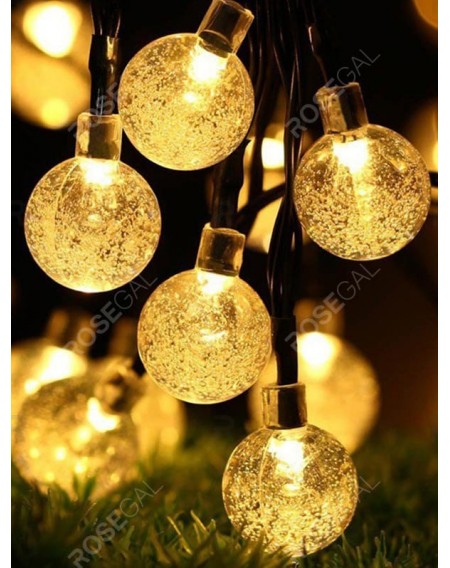 Outdoor Christmas Ball Shape Waterproof Solar String Lights