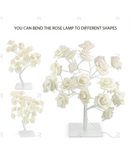 iLifeSmart Rose Tree Table Lamp with 24 Warm White LED Bulb for Indoor Decoration