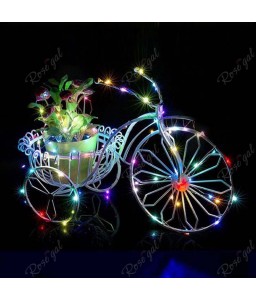 Festival Party  LED Silver Line 10m 100 Christmas Decoration Lights String AA Battery