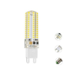 OMTO G4 G9 E14 SMD 3014 Silicone LED Lamp 104Led 110V Bi-pin Light - G9