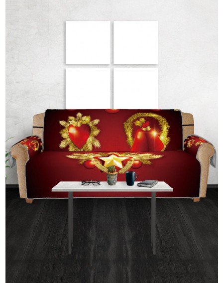 Christmas Pattern Printed Sofa Cover - Three Seats