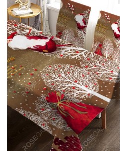 Christmas Pattern Elastic Chair Covers