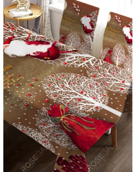 Christmas Pattern Elastic Chair Covers
