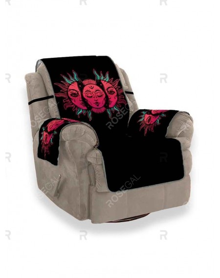 Halloween Sun Design Couch Cover - Single Seat