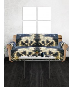Christmas Elk Pattern Sofa Cover - Three Seats