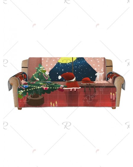 Christmas Tree Gift Pattern Couch Cover - Three Seats