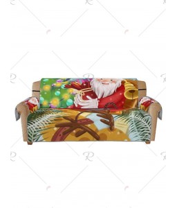 Father Christmas Pattern Couch Cover - Three Seats