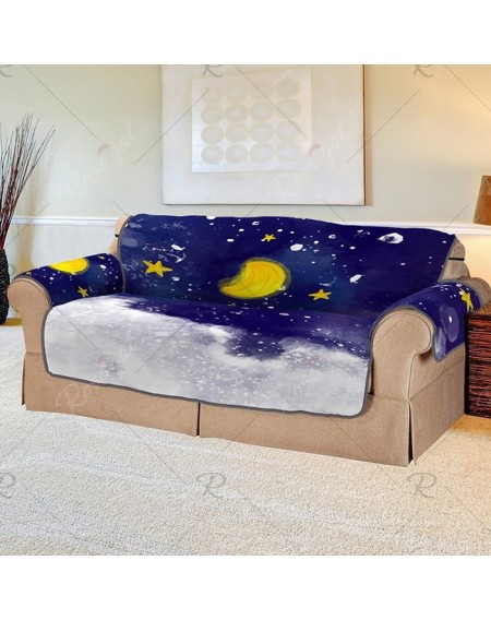 3D Digital Printing Sofa Cover Moonlight Landscape Cushion - Single