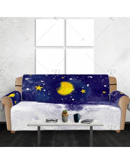 3D Digital Printing Sofa Cover Moonlight Landscape Cushion - Single