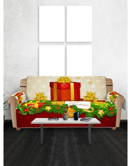Christmas Gifts Pattern Couch Cover - Three Seats