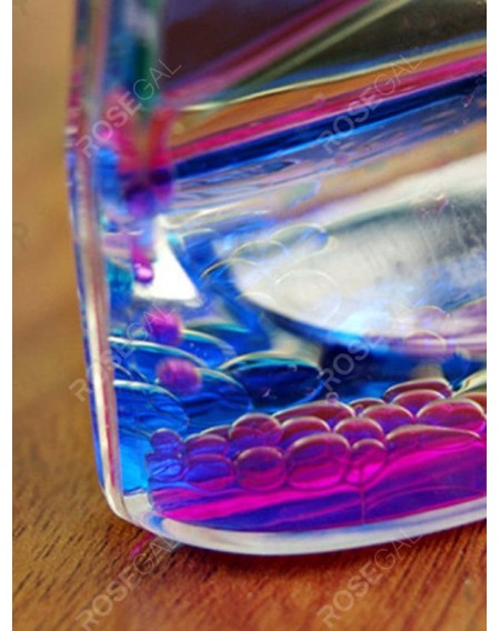 Home Decoration Double Color Liquid Hourglass