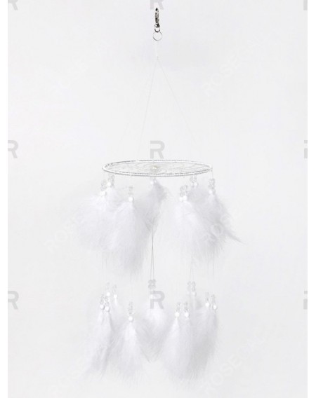 Beaded Feather Dream Catcher - Without Lights