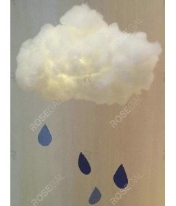 DIY Cloud And Raindrop Shape Hanging Decoration