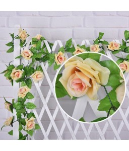 Wedding Party Wall Decor Simulation Rose Rattan Artificial Flower
