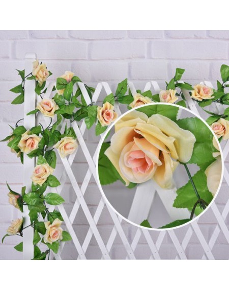Wedding Party Wall Decor Simulation Rose Rattan Artificial Flower