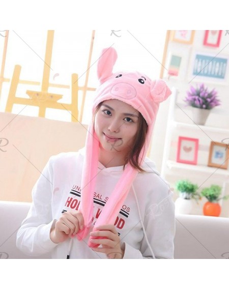 Year Gift Spring Festival Gift Pig Year Mascot Ear Moving Pig Hat