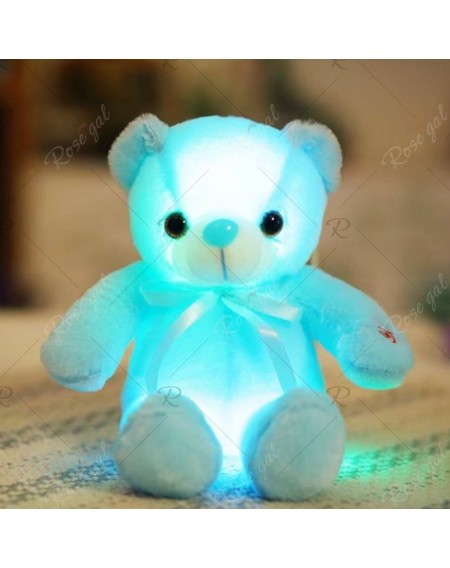 Creative Light LED Stuffed Animals Plush Toy Colorful Christmas Gift for Kids