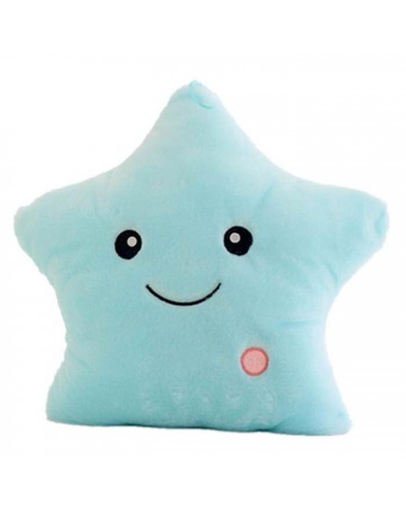 Luminous Pillow Star Cushion Colorful Glowing Plush Doll LED Light Toys Gift for Girl Kids Christmas Birthday