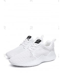 Sheer Mesh Breathable Running Sneakers - Eu 39
