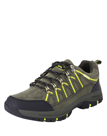 Mesh Suede Panel Sports Outdoor Hiking Shoes - 44