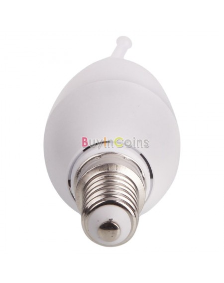 E14 3W 10 SMD 2835 LED Chandelier Candle Light Bulb lamp Warm Pure White 220V