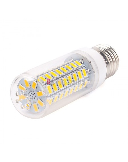 E27 5W 72 LED 5730 SMD Cover Corn Spot Light Lamp Bulb Warm Cool White 220-240V