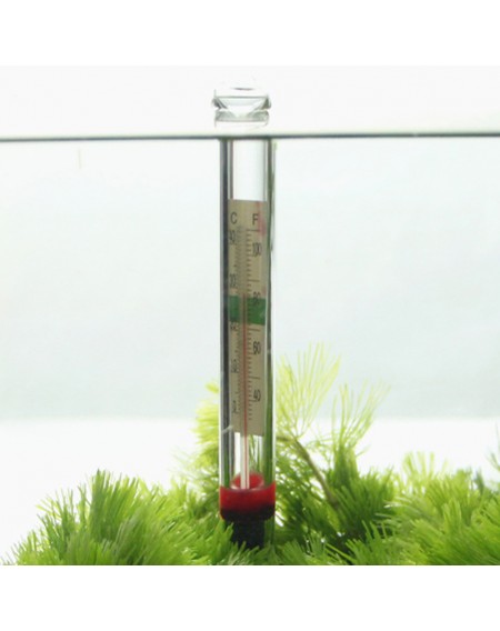 Fishbowl Glass Meter Aquarium Fish Tank Water Temperature Thermometer
